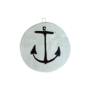 Anchor- Medium Round Wall Plaque