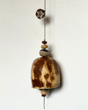 Large Faceted Walnut Brown Belle Chime