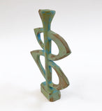 Turquoise Abstract Candelabra No.6