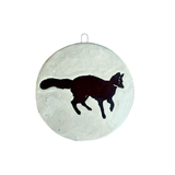 Fox- Medium Round Wall Plaque