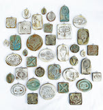 White Folk Rabbit Wall Tile