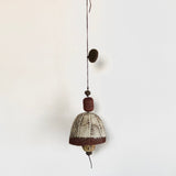 Small Ivory & Red Herringbone Belle Chime No.4