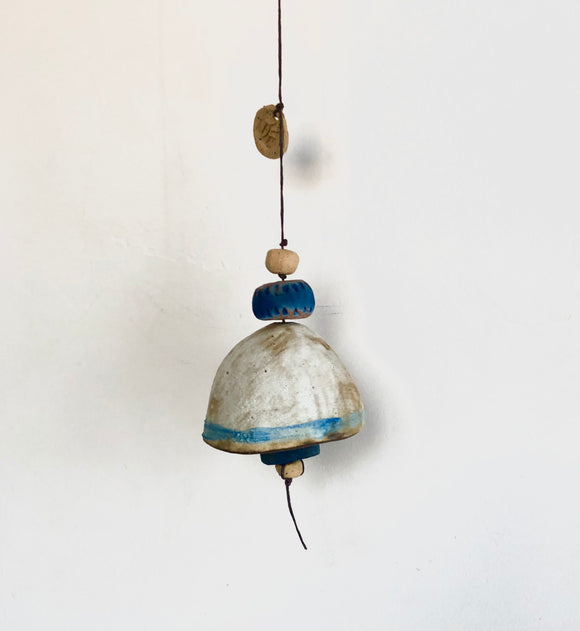 Small White & Cobalt Blue Chime No.3