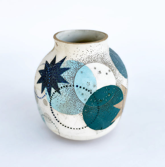Blue Stars Vase