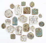 Turquoise Magyar Flower- Wall Tile
