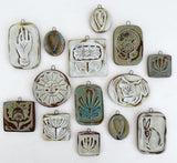 Turquoise Magyar Flower- Wall Tile