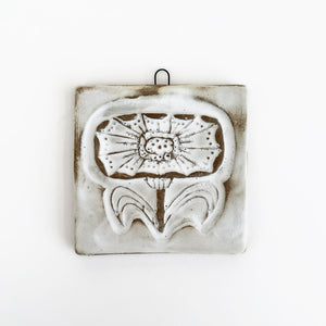 Coreopsis Wall Tile - White