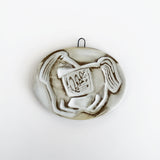 Giddy-Up Horse Wall Tile- White