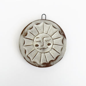 Smiling Sun Wall Tile - Ivory