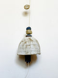 Large White & Cobalt Grid Belle Chime