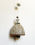 Large Speckled Tan & Turquoise Belle Chime