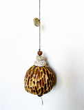 Large Walnut Brown Belle Chime