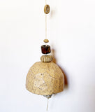 Extra Large Butter Yellow Faceted Belle Chime