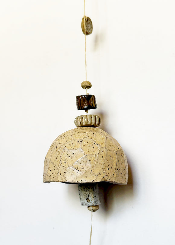 Extra Large Butter Yellow Faceted Belle Chime