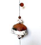 Medium Red Clay & Ivory Belle Chime