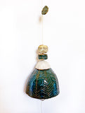 Extra Large Shiny Teal Belle Chime