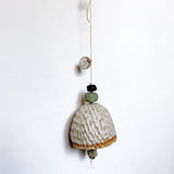 Large Faceted Ivory and Natural Belle Chime