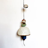 Extra Small Carved White, Turquoise & Cobalt Belle Chime