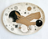Large Oval Night Owl Platter