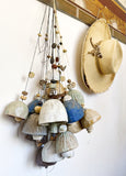 Large Dusty Gray-Blue Belle Chime
