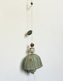Medium Turquoise Striped Belle Chime
