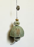 Medium Turquoise Carved Belle Chime