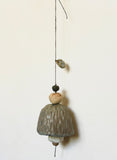 Large Dusty Gray-Blue Belle Chime