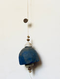 Large Cobalt Faceted Belle Chime