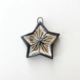 Handcrafted Ceramic Bright Star Ornament