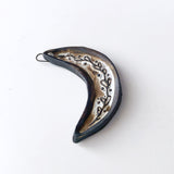 Handcrafted Ceramic Moon Ornament