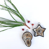 Handcrafted Ceramic Bright Star Ornament