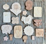 Carved Clay Stamps- Online Workshop