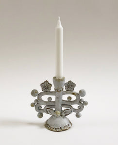 White Flower Candelabra