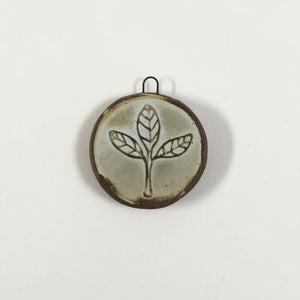 Small Round Leaf Sprig Wall Tile
