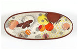 Large Butterfly Sunrise Pedestal Platter